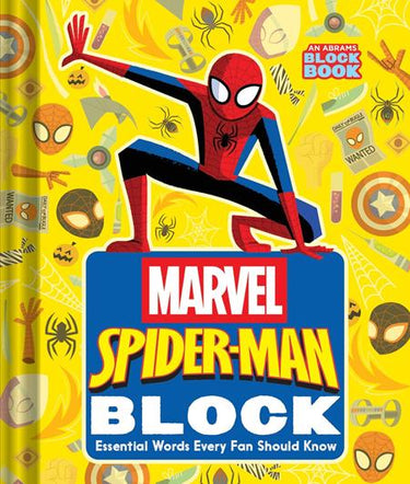 Spider-Man Block HC Abrams graphic novel cover, pre-order hardcover block book