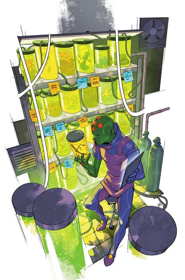 Legion of Super-Heroes #5 DC Comics card stock variant cover by Yasmine Putriৰাকী