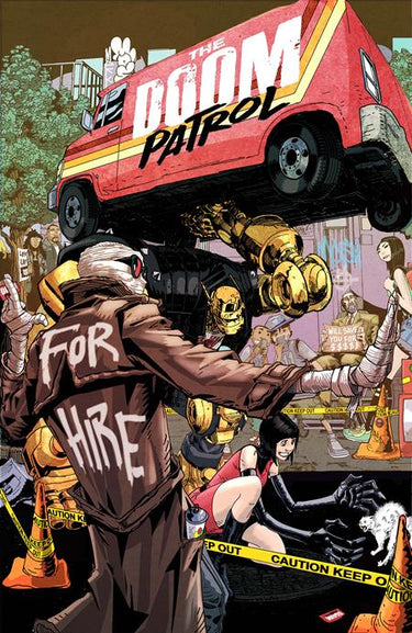 Doom Patrol #5 Cvr D Damion Scott Card Stock Variant comic book cover