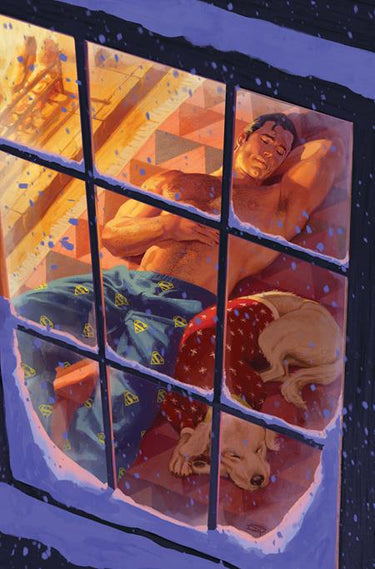 Superman #46 Cvr F David Talaski Sweater Weather card stock variant comic cover from DC Comics