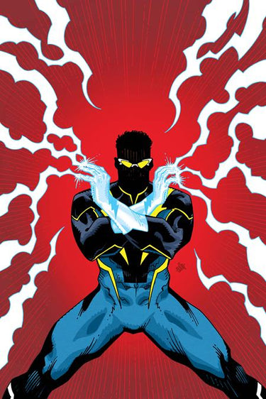 DC Comics Black Lightning 50th Anniversary Special #1 Cvr D Cully Hamner glow-in-the-dark variant comic cover