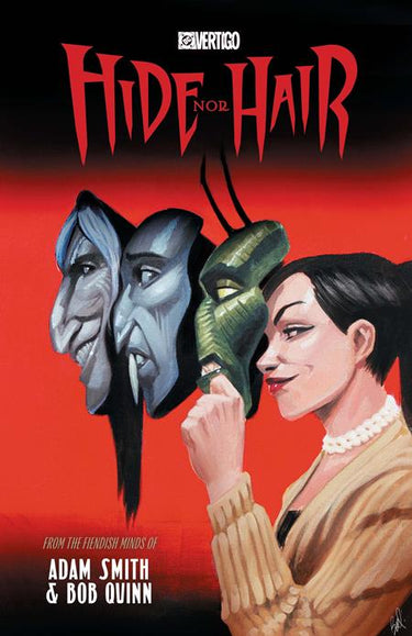 Hide Nor Hair #1 cover A by Bob Quinn, DC Comics pre-order comic book cover
