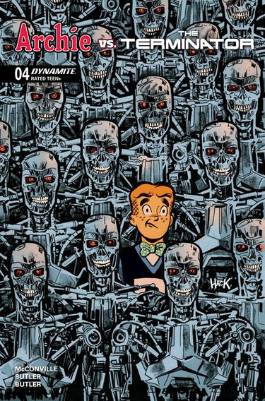 Archie Vs The Terminator #4 Cvr C Robert Hack Variant comic book cover