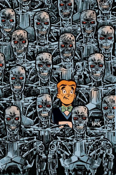 Archie Vs The Terminator #4 F Robert Hack limited virgin variant comic cover by DYNAMITE Entertainment