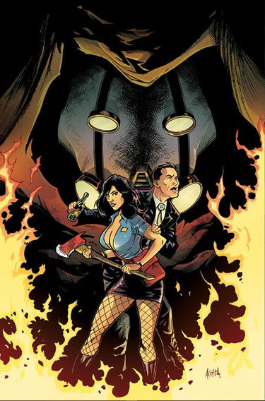 Monstervision Featuring Joe Bob Briggs And Darcy #2 Cvr E Dave Acosta Limited Virgin Variant comic book cover