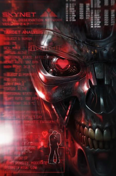Terminator Valentines Day Special 2027 #1 (One Shot) Cvr E Francesco Mattina Metal Premium Variant comic book cover