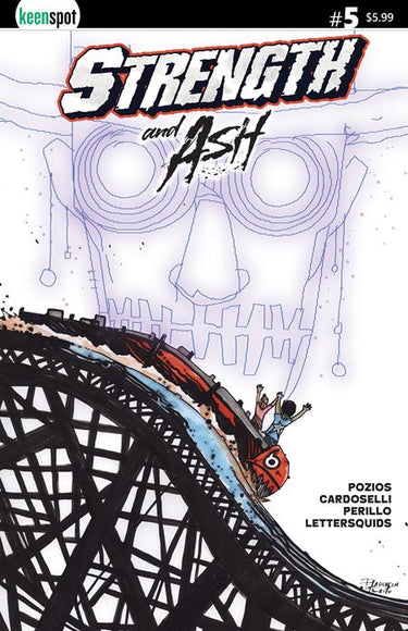 Strength & Ash #5 Cvr C Stefano Cardoselli Francesca Perillo Rollercoaster Baby Variant comic book cover artwork by Stefano