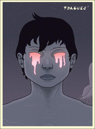 Tongues #7 comic book cover artwork by Anders Nilsen