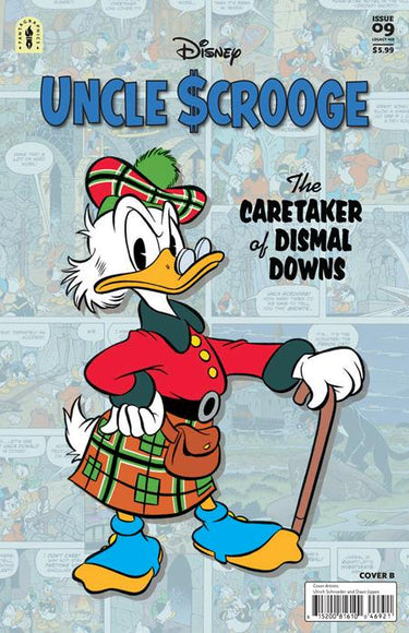 Uncle Scrooge Legacy #469 Caretaker of Dismal Downs Variant comic cover by Daan Jippes and Ulrich Schroeder