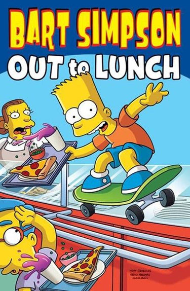 Bart Simpson Out To Lunch graphic novel by HarperCollins cover art