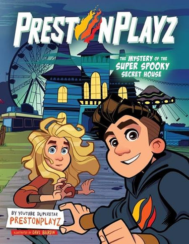 PrestonPlayz The Mystery of the Super Spooky Secret House TP graphic novel by HarperCollins cover