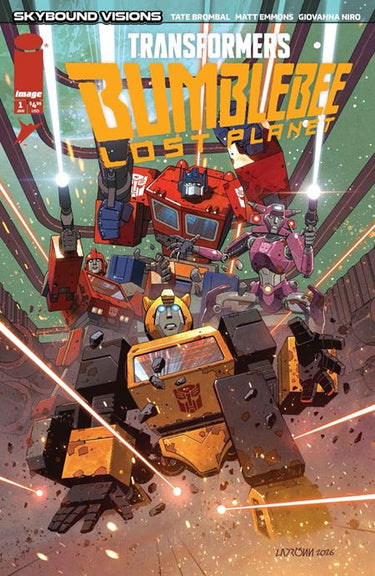 Transformers Bumblebee Lost Planet #1 (Of 6) Cvr B Ladronn Variant comic book cover artwork by Ladrönn