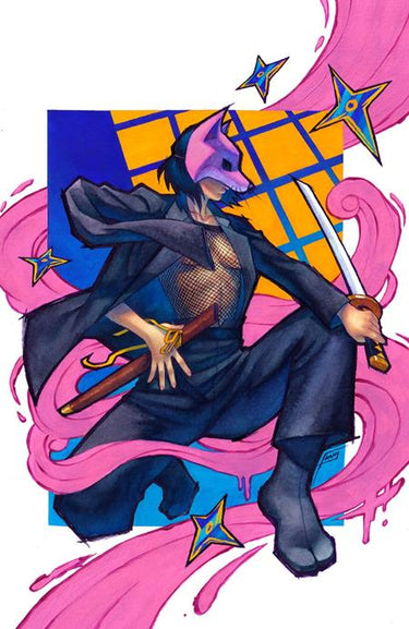 Exquisite Corpses Fox Mask Killer #5 (Of 5) Cvr E INC 1:50 Justine Frany Virgin Variant comic book cover