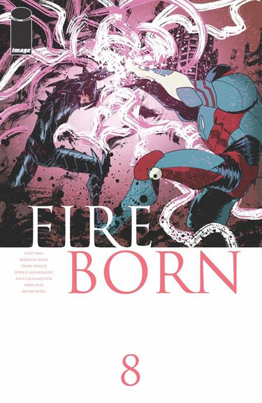 Fireborn #8 Cvr E INC 1:50 Patrick Mulholland Foil Homage Variant comic book cover