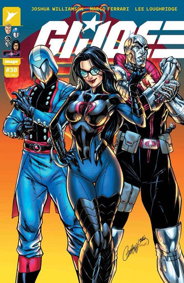 GI Joe #30 Cover B variant comic featuring J. Scott Campbell and Alex Sinclair artwork from Image Comics