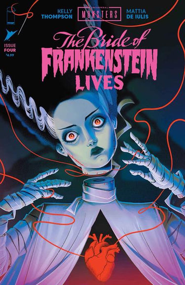 Universal Monsters The Bride of Frankenstein Lives #4 comic cover, Sweeney Boo variant, Image Comics