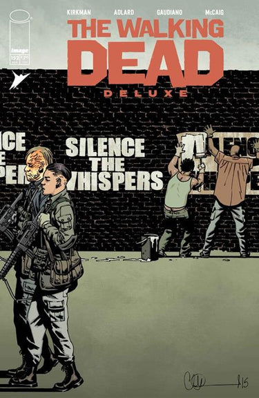 Walking Dead Deluxe #152 Cvr B Charlie Adlard & Dave Mccaig Variant comic book cover artwork by Charlie Adlard, Dave McCaig