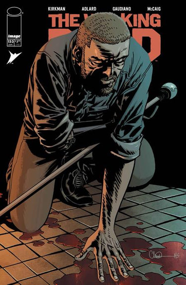 Walking Dead Deluxe #153 Cvr B Charlie Adlard & Dave Mccaig Variant comic book cover artwork by Charlie Adlard, Dave McCaig