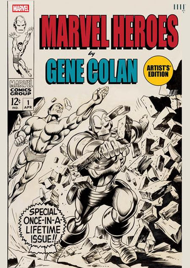 Marvel Heroes By Gene Colan Artists Edition HC Gene Colan graphic novel cover