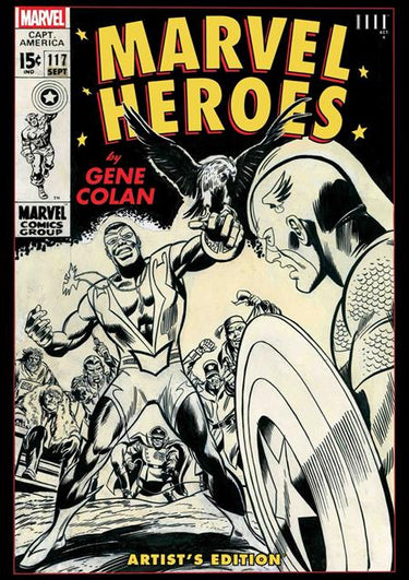 Marvel Heroes by Gene Colan Artists Edition HC with Gene Colan cover, Image Comics graphic novel