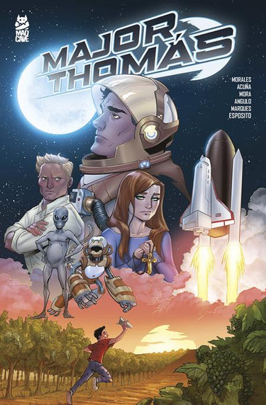 Major Thomas Tp graphic novel cover artwork by Mau Mora
