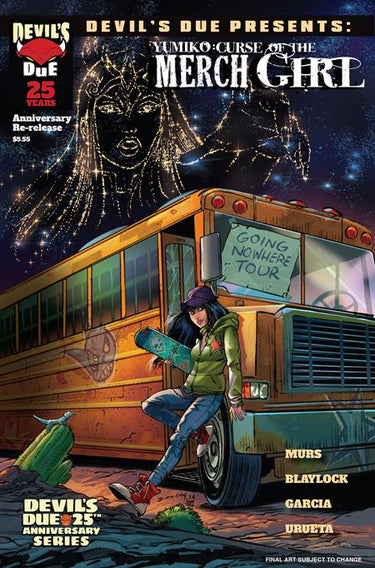 Devils Due Presents Yumiko Curse of the Merch Girl one-shot comic cover, Cover A by Tim Seeley, Massive Publishing