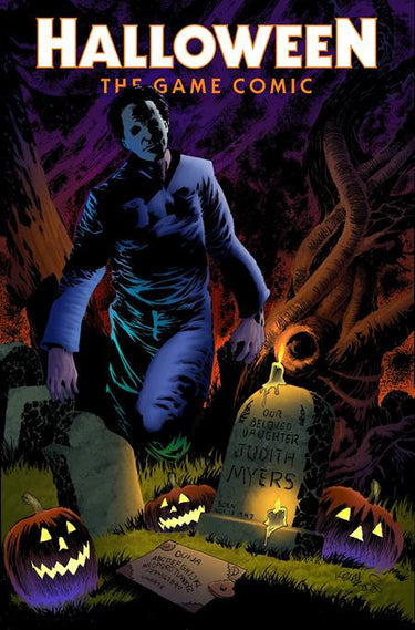 Halloween The Game Comic #3 variant cover by Kelley Jones and Michelle Madsen, Massive Publishing pre-order comic