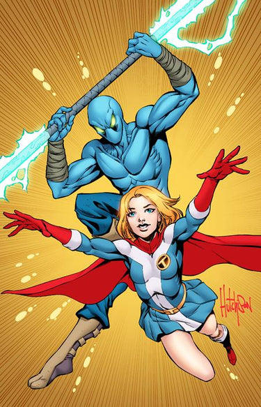 Tomorrow Girl X Zen Intergalactic Ninja #2 (Of 2) Cvr B David Hutchison Virgin Variant comic book cover