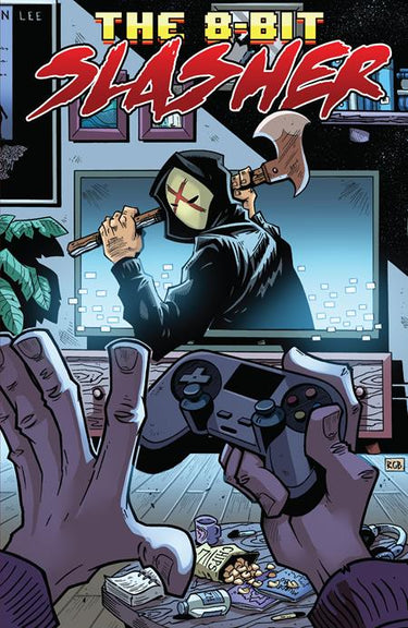 8 Bit Slasher TP graphic novel by Prana Publishers, pre-order cover art