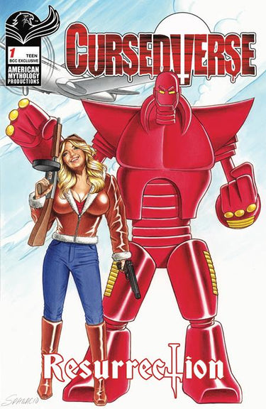 Cursedverse Resurrection #1 comic, Mark Sparacio Baltimore Comic Con variant cover by Prana Publishers