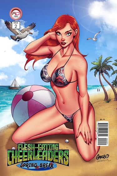 Flesh Eating Cheerleaders Spring Break #2 Gregbo variant cover comic by Prana Publishers