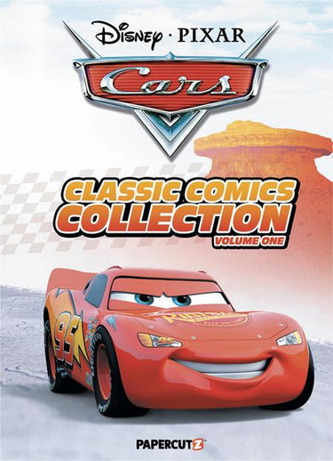 Disney Pixar Cars Classic Comic Collection HC Vol 01 graphic novel cover artwork by Disney Artists