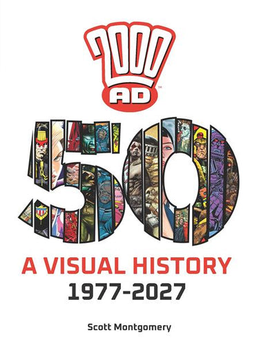2000 AD: A Visual History 1977-2027 hardcover 50th anniversary book by Rebellion Publishing