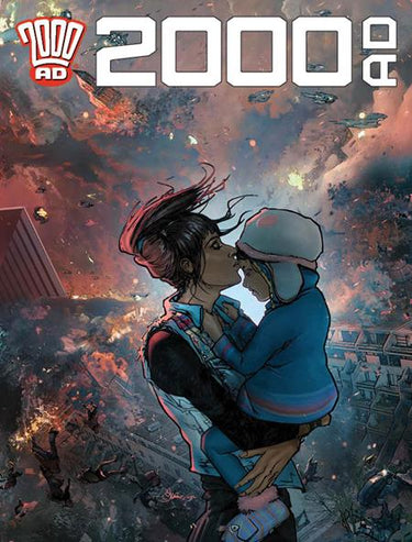 2000 Ad Prog #2514 comic book cover artwork by Mark Harrison