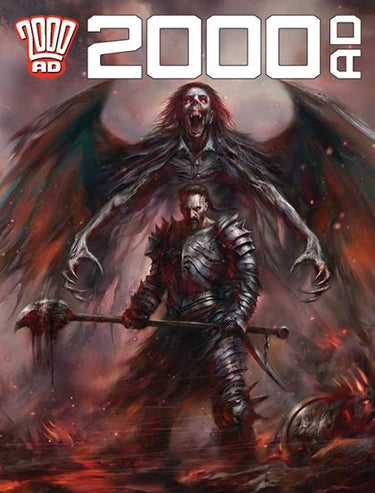 2000 Ad Prog #2515 comic book cover artwork by Nick Percival