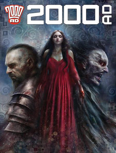 2000 Ad Prog #2517 comic book cover artwork by Nick Percival