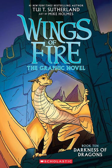 Scholastic Wings of Fire: Darkness of Dragons graphic novel, Volume 10 paperback cover