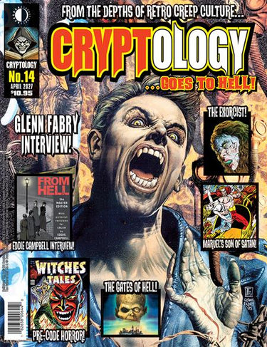 Cryptology #14 comic book cover artwork by Glenn Fabry