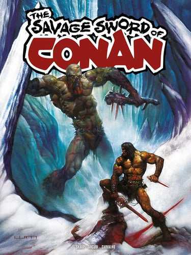 Savage Sword Of Conan #18 Cvr F Liam Sharp Foil Variant comic book cover