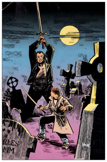 Highlander The Original Screenplay #2 Cvr E Robert Hack virgin cardstock variant comic by Titan Comics