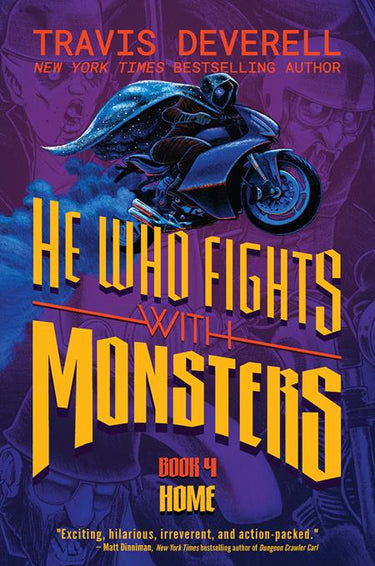 He Who Fights With Monsters HC Vol 04 Home graphic novel cover artwork by Adam Cahoon