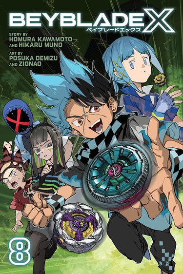 Beyblade X TP Vol 8 graphic novel by Viz Media cover art