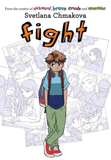 Fight Tp graphic novel cover artwork by SVETLANA CHMAKOVA