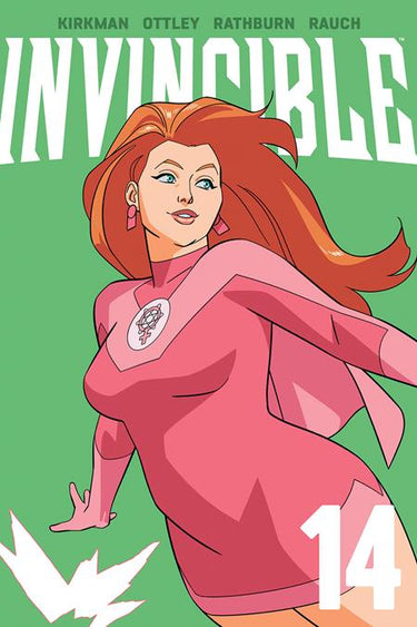 Cover of Invincible TP Vol 14 graphic novel by Image Comics featuring superhero artwork and vibrant comic book design.