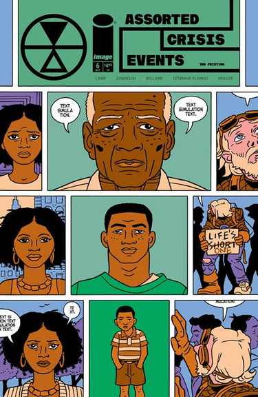 Image of assorted Crisis Events #6 second printing comic books by Image Comics, featuring colorful cover art and dynamic illustrations.