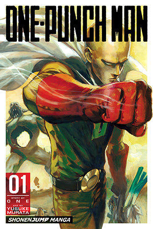 Cover image of One-Punch Man Vol 01 manga by Viz Media LLC featuring Saitama in a dynamic pose.