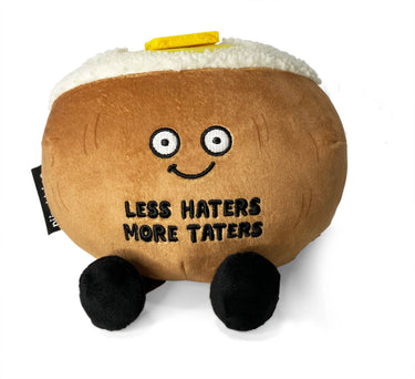 "Less Haters, More Taters" Plushies Baked Potato - State of Comics