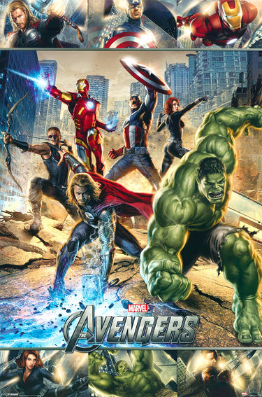 Avengers, The (Movie) 24x36 Poster: Individually Rolled & Labeled - State of Comics