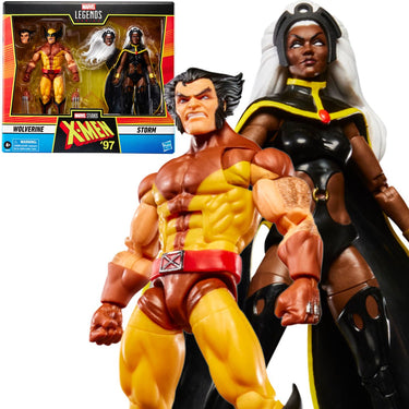 X-Men '97 Marvel Legends Wolverine and Storm 6-Inch Action Figures