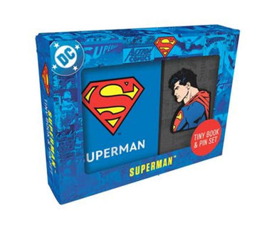 DC Comics Superman Tiny Book And Pin Set - State of Comics